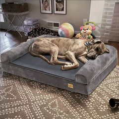 M to XXL Dog Sofa Bed â€“ Plush, Waterproof & Orthopedic(XXL)
