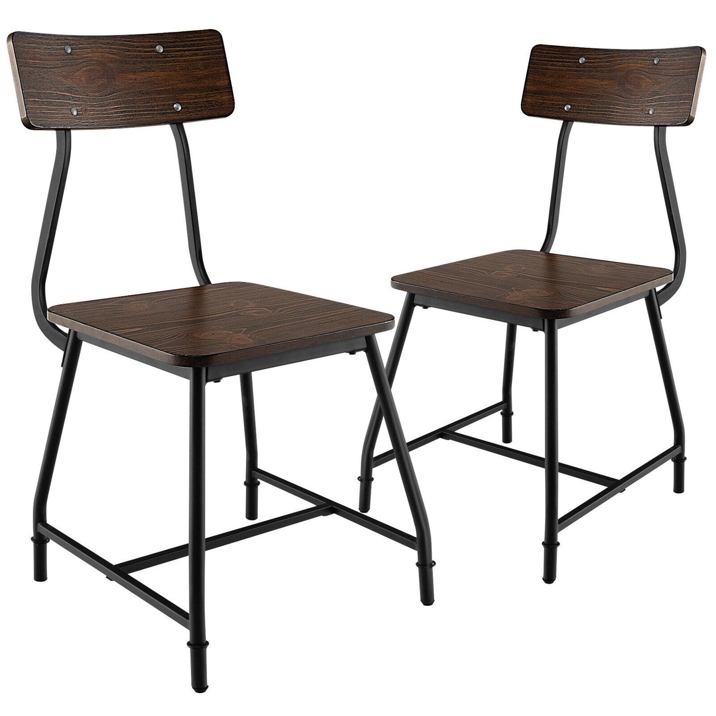 dining-chairs-set-of-2-modern-vintage-chairs-cafe-kitchen-wood-metal