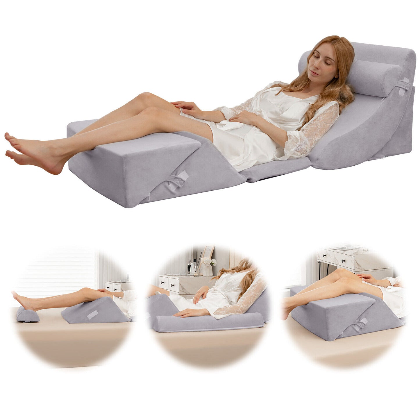 6pcs-orthopedic-bed-wedge-pillow-set-adjustable-wedge-pillows-for-surgery