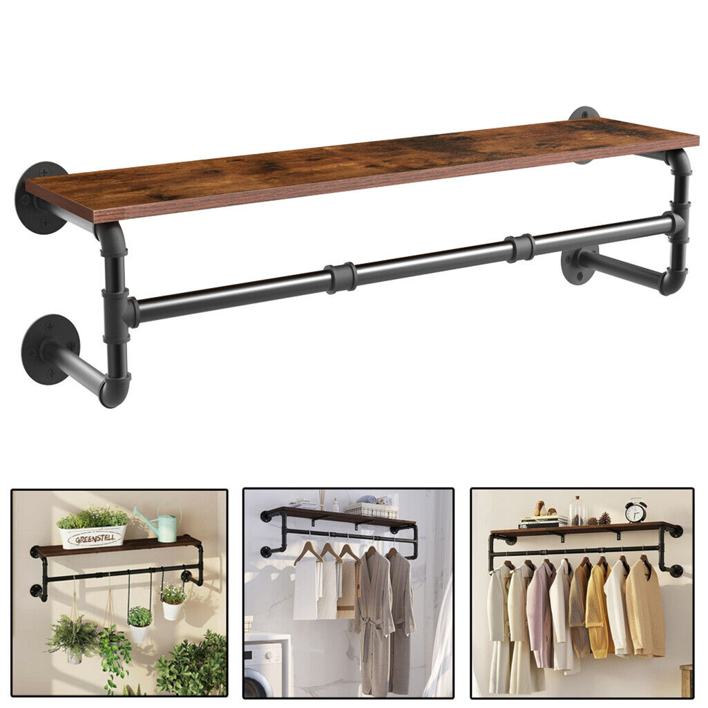 Buy 104cm Pipe Clothes Rail Wall online 