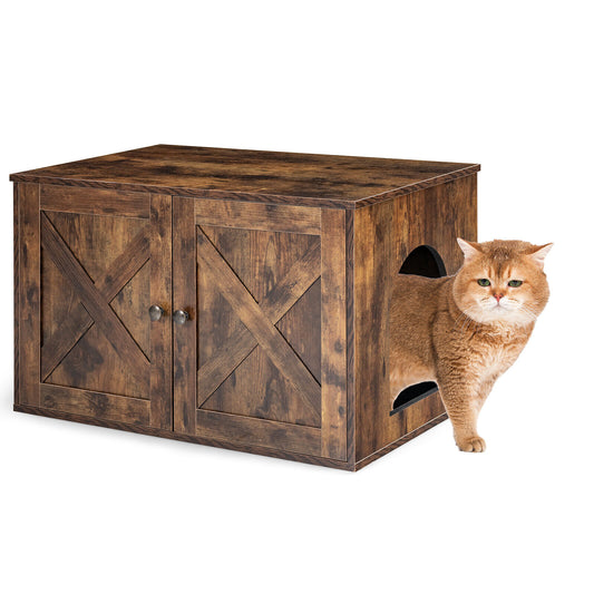 cat-litter-box-enclosure-privacy-cat-house-nightstand-w-slide-entrance-hole