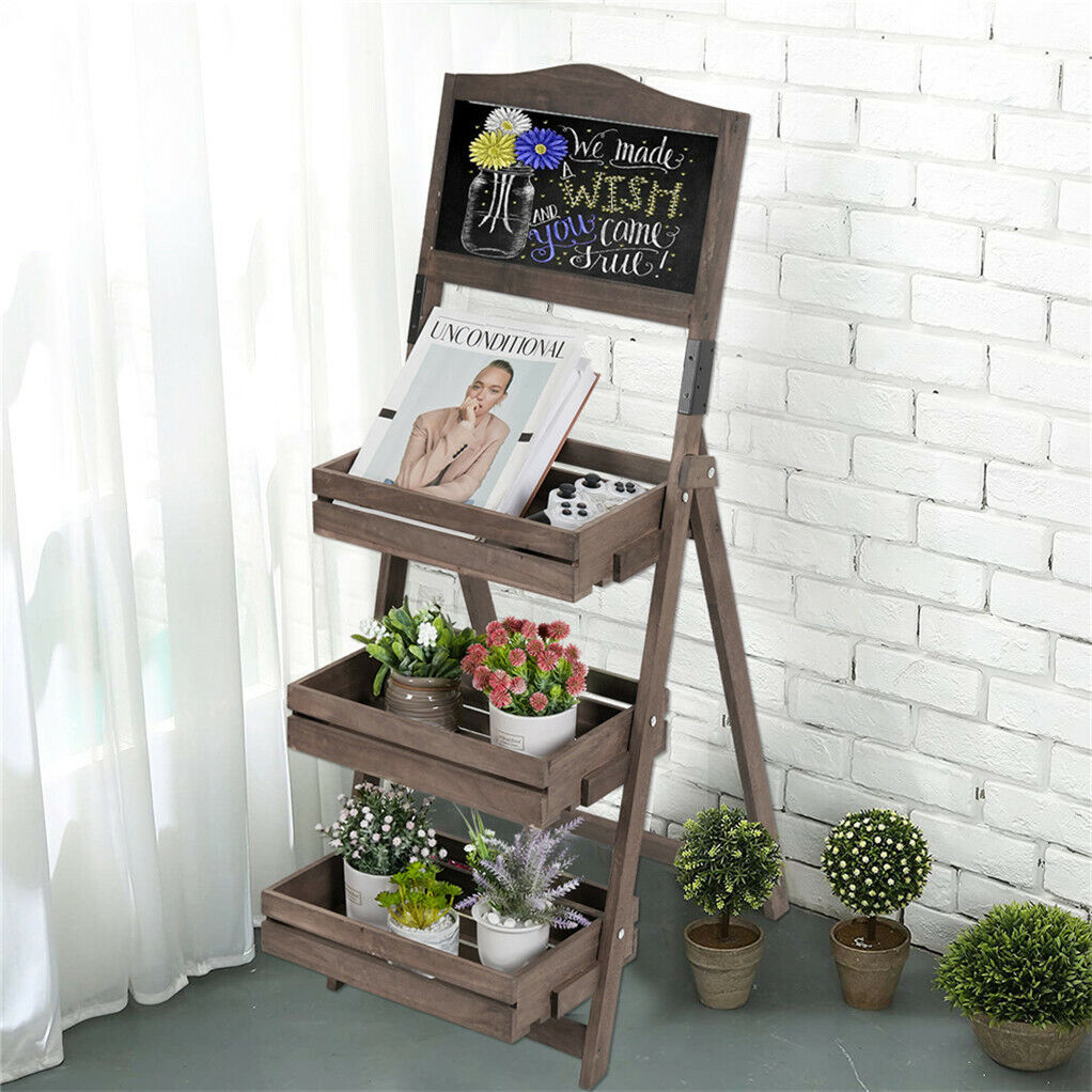 wood-a-frame-sidewalk-menu-chalkboard-plant-stand-flower-rack-w-3-removable-tray