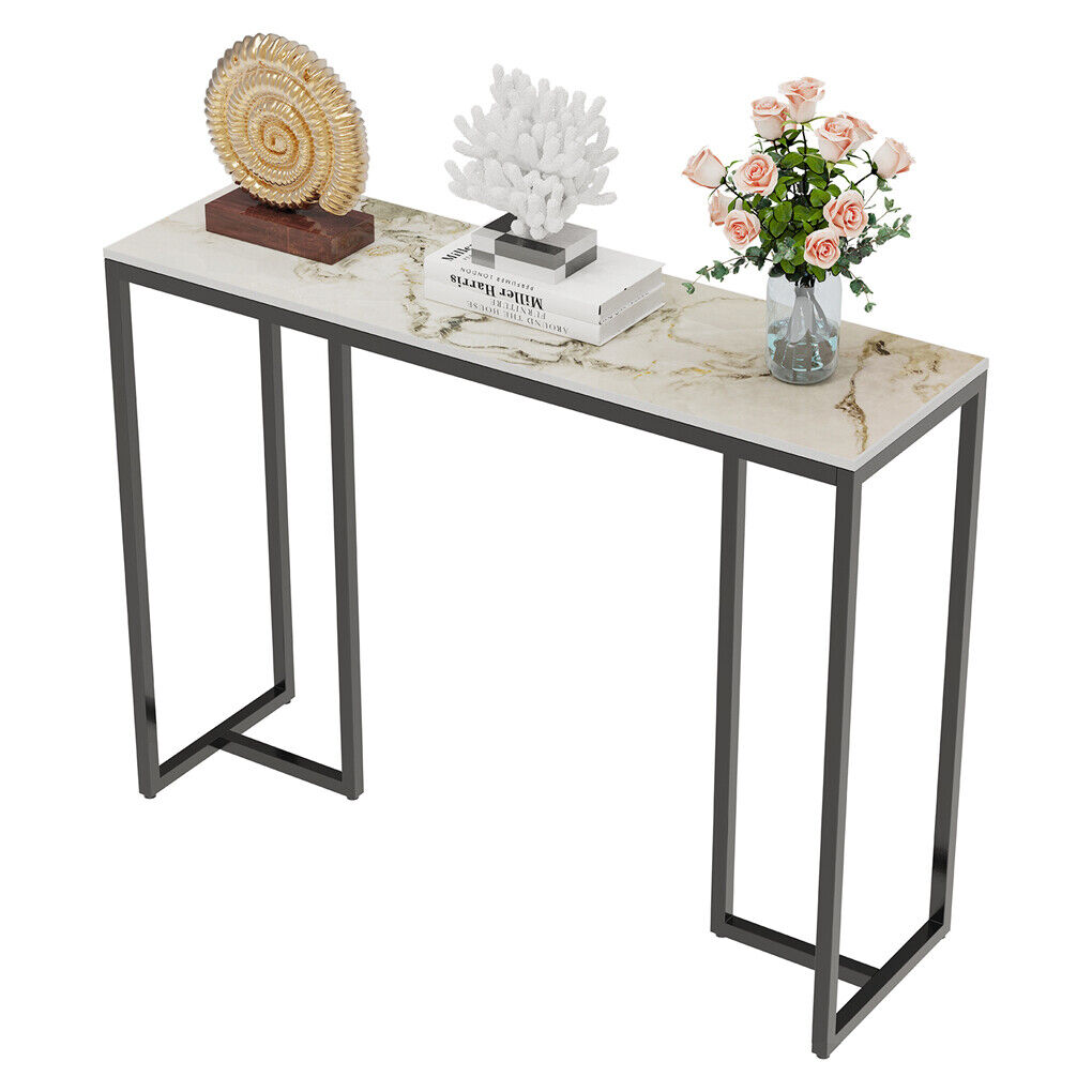 exquisite-water-ripple-marble-console-table-bar-table-w-thicken-stable-metal-leg