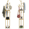 Metal Coat Rack Tree — 9 Hooks