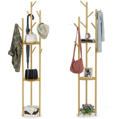 Metal coat rack tree, 9 hooks