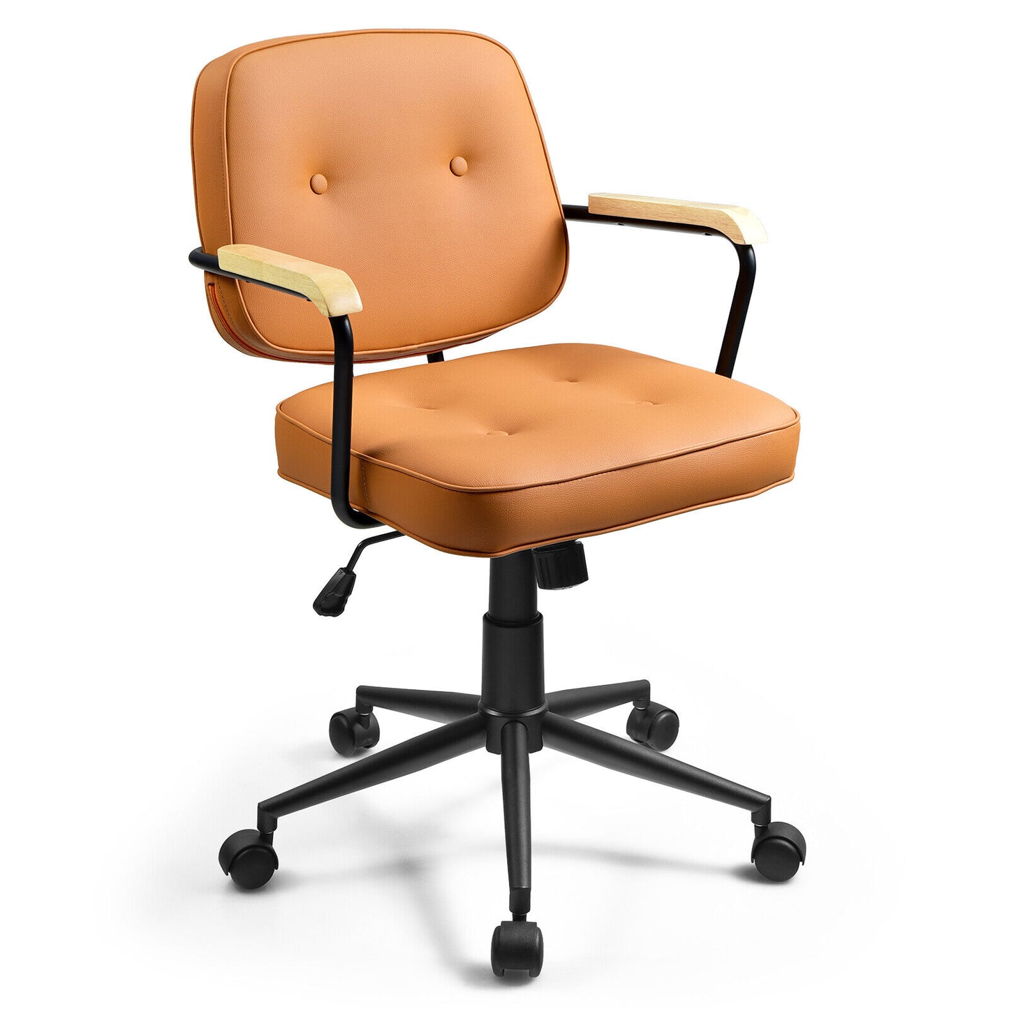 office-chair-adjustable-swivel-leisure-computer-chair-pu-leather-home