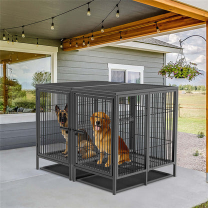 Buy P&P XXXL Raised Pet Cage for Extra Large Dogs – Australia Delivery