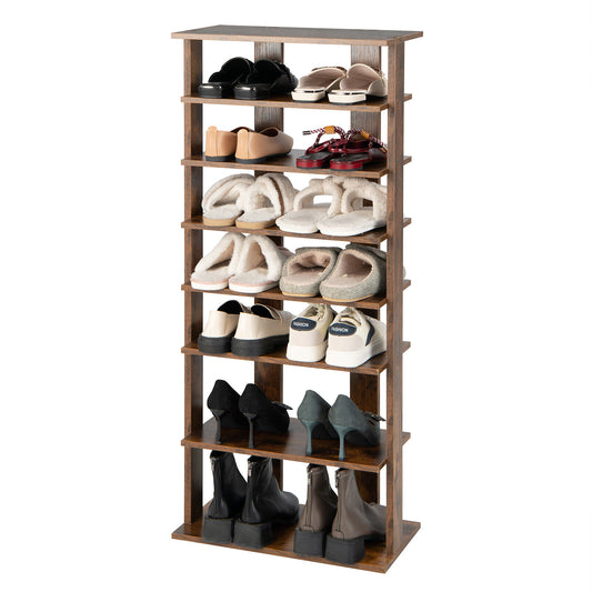 7-tier-rustic-brown-vertical-wooden-shoe-storage-organizer
