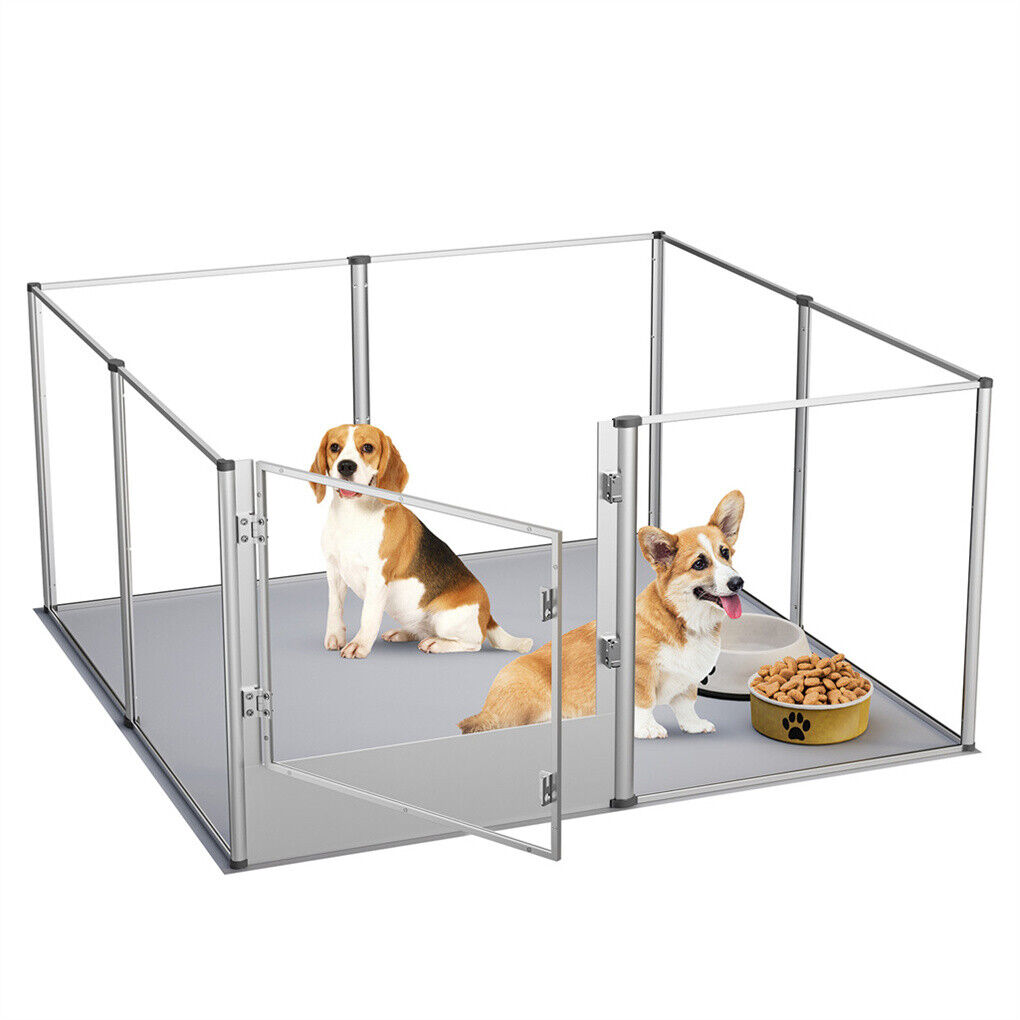 arcrylic-dog-playpen-birth-panels-w-aviation-aluminum-frame