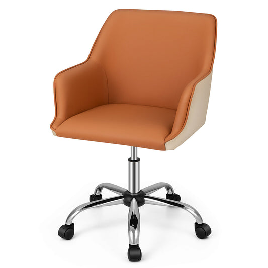pu-leather-office-chair-computer-desk-chair-executive-leisure-armchair-orange