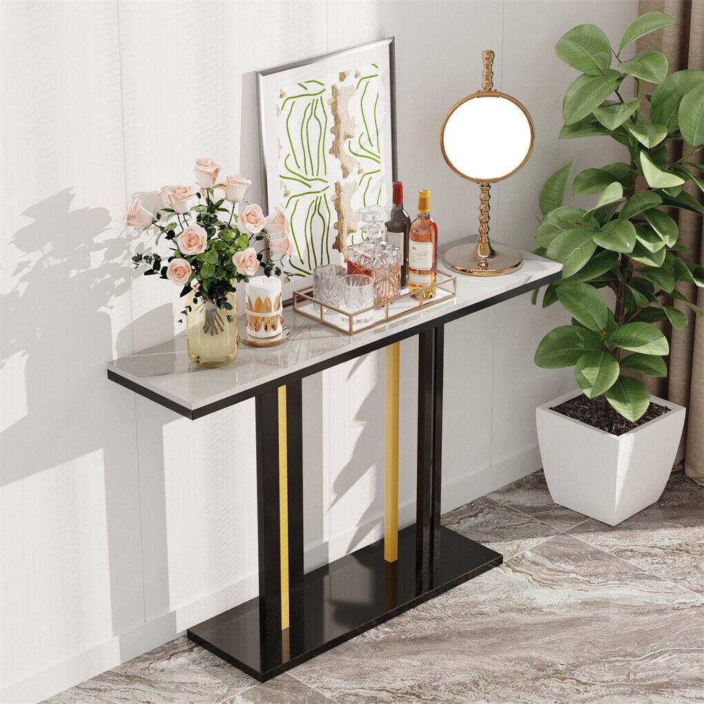 high-gloss-scratch-proof-marble-top-console-accent-table