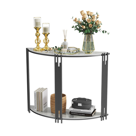 Buy P&P Half Moon Marble Console Table Online Australia – Stylish and Modern Design