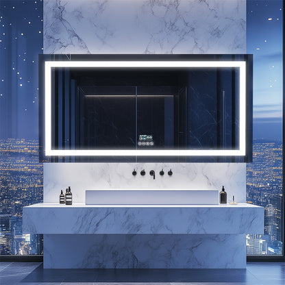 1600Mm Jumbo Bluetooth Led Bathroom Mirror Music Anti-Fog Vanity Mirror