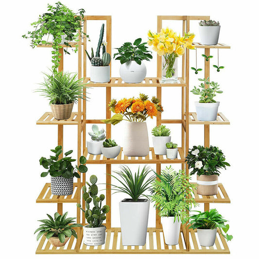 Buy Extra Large Bamboo Flower Stand Rack Online in Australia - Elegant Home Décor