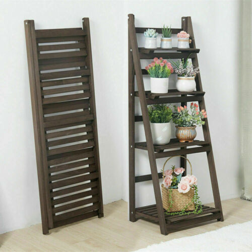 4-tier-wooden-ladder-bookcase-and-plant-stand