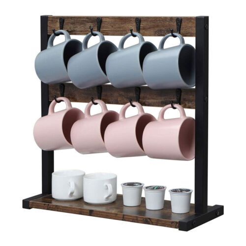 wood-double-side-coffee-mug-holder-with-16-hooks