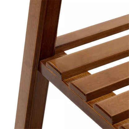 4-Tier Bamboo Plant Stand for Small Spaces