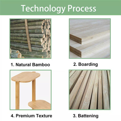 3-Tier Bamboo Plant Stand – Bonsai Holder
