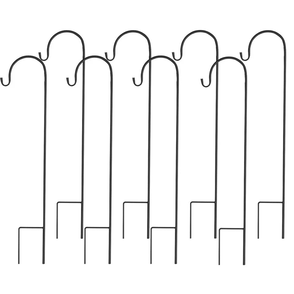 8X Shepherd Hooks – Garden Stakes & Hangers