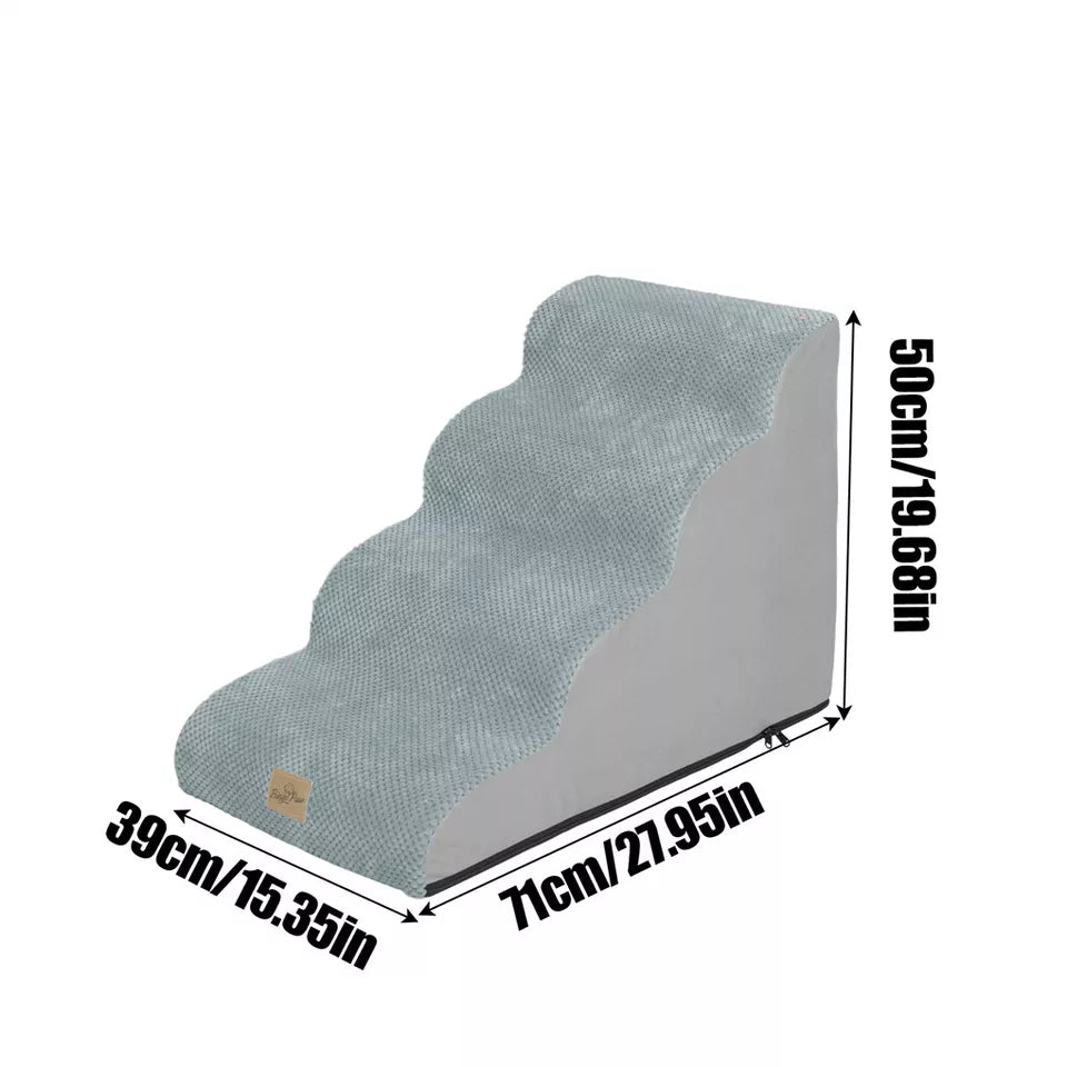 Curved Dog Ramp Stairs for Training & Bed