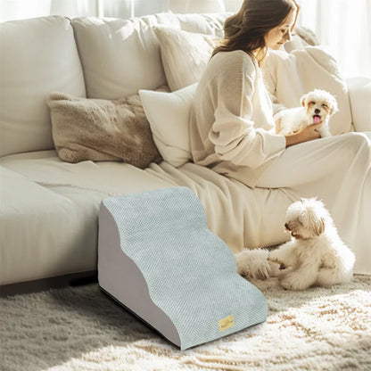 Curved Dog Ramp Stairs for Training & Bed