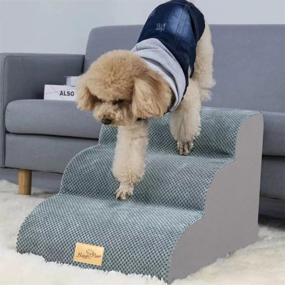 Curved Dog Ramp Stairs for Training & Bed