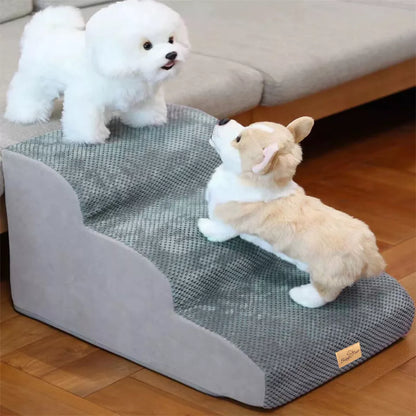 Curved Dog Ramp Stairs for Training & Bed