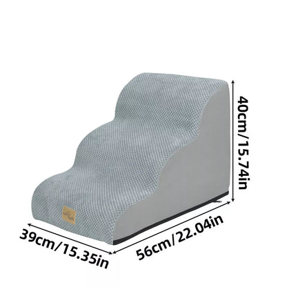 Curved Dog Ramp Stairs for Training & Bed