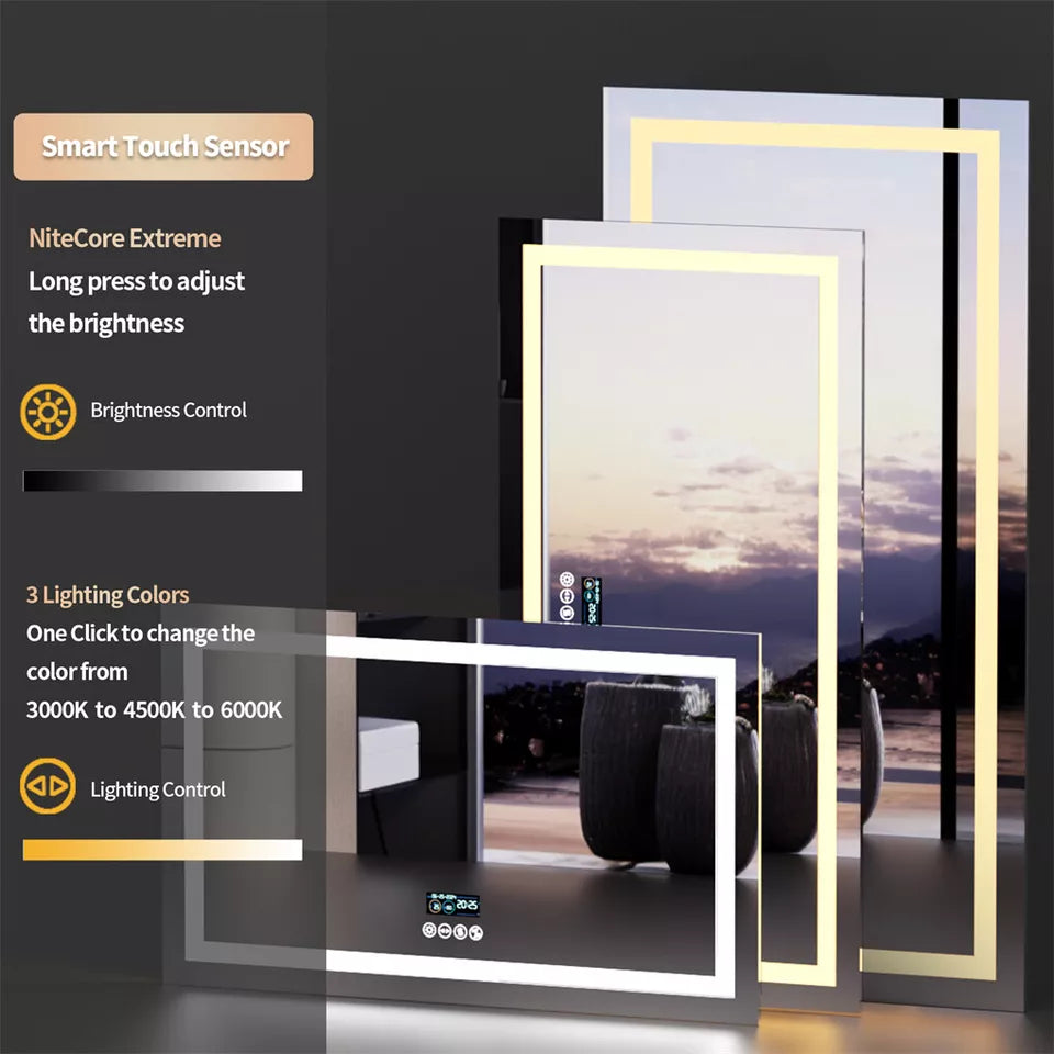 Smart Bluetooth LED mirror for bathroom Australia
