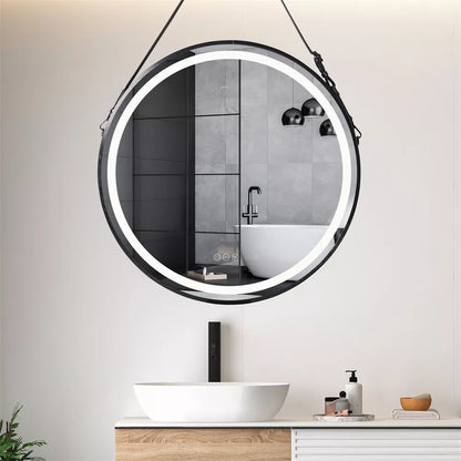 HD LED Bathroom Mirror with Anti-Fog & Adjustable Light