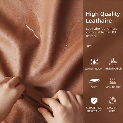 Large Leather Velvet Dog Sofa Lounge Bed( Brown)