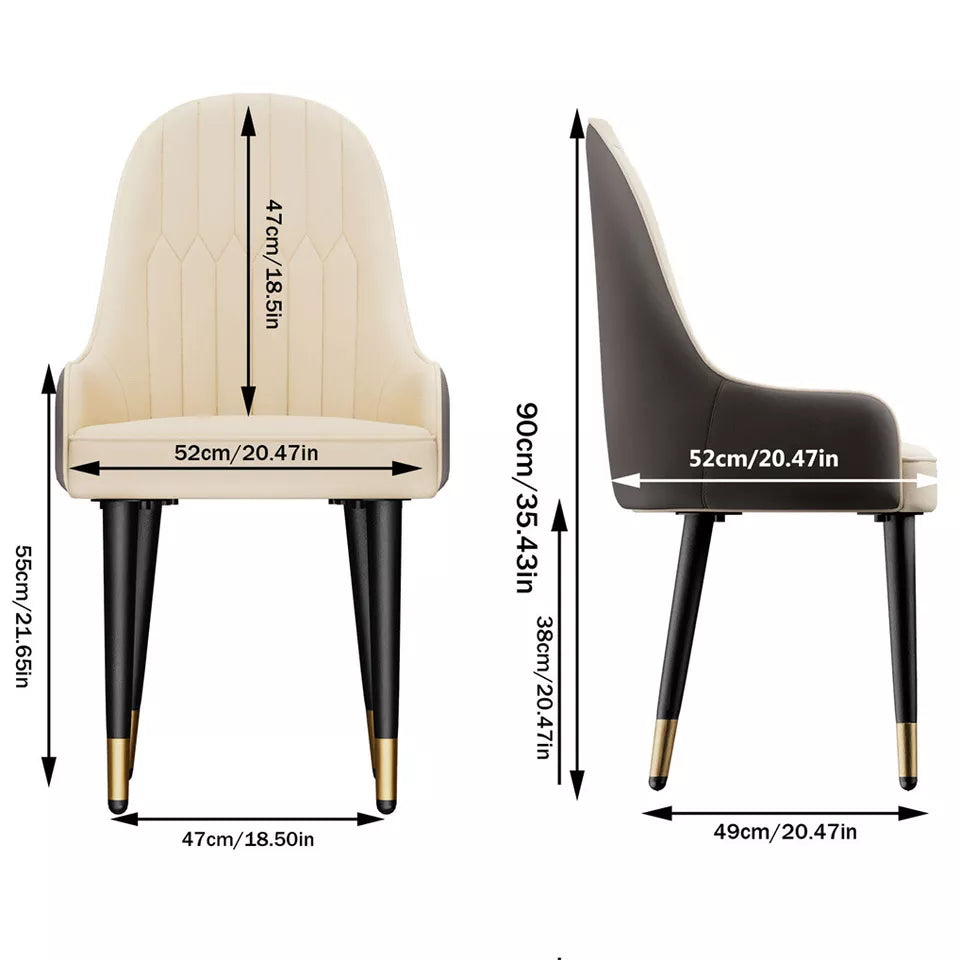 Stylish Leather Dining Chairs Online