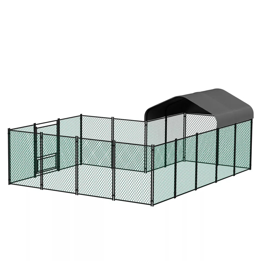 XL Galvanized Metal Chicken Coop Walk-In Cage