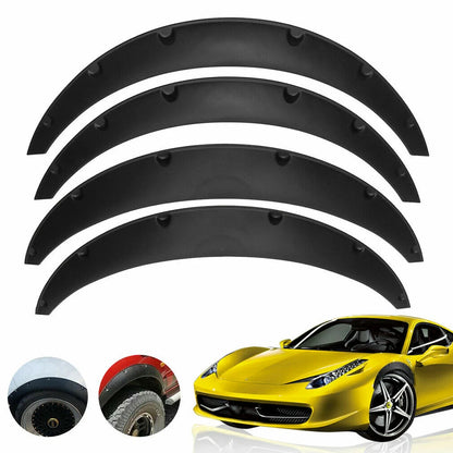 4x-universal-flexible-car-fender-flares-extra-wide-body-wheel-arches-gloss-black