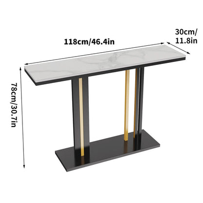 Stylish Marble Console Table for Hallway & Entry