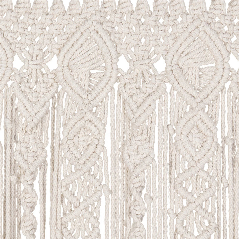 Large Macrame Door Curtain: Elegant Window Wall Hanging Tapestry for Wedding Backdrop decor