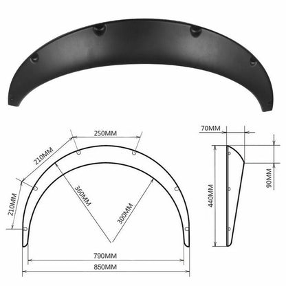 4x-universal-flexible-car-fender-flares-extra-wide-body-wheel-arches-gloss-black