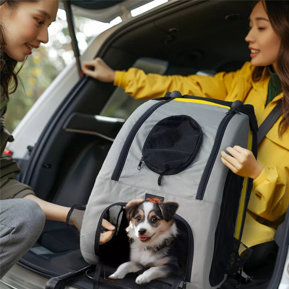 2-in-1 Large Pet Dog Stroller & Car Seat Carrier