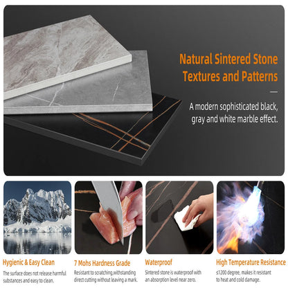 Double Layer Circle Marble Tables for Living Room or Sofa Side