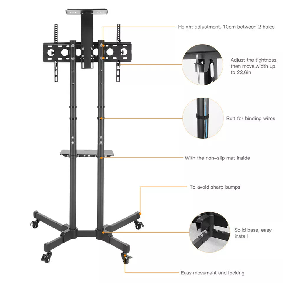 mobile-tv-cart-portable-tv-stand-w-shelf-32-72-lcd-led-oled-4k-smart-flat