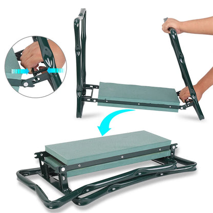 Heavy Duty Upgraded Garden Kneeler and Seat with Thicken Widen Soft Kneeling Pad