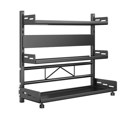 Large 3 Tier Spice Rack Kitchen Organizer with Adjustable Height