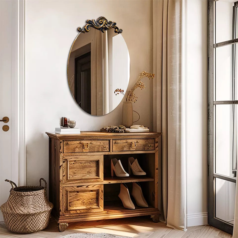 Oval Antique Mirror for Home Decor Australia