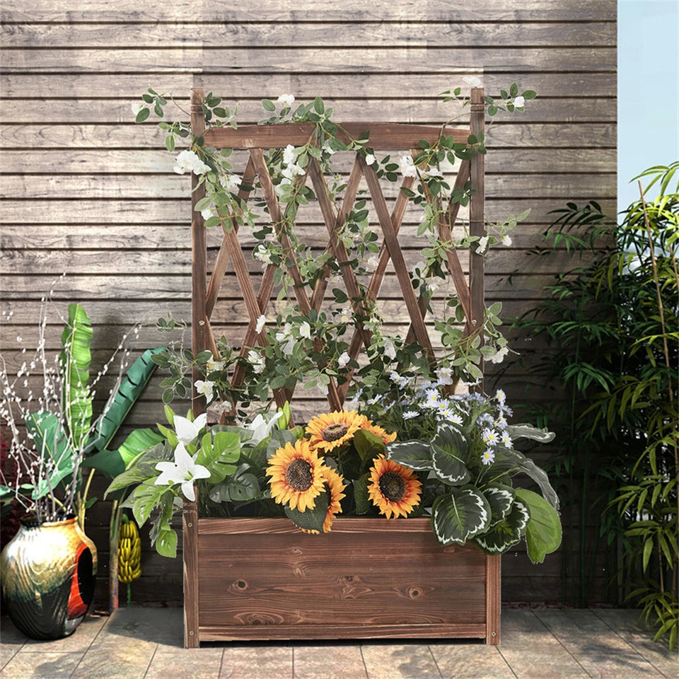 large-raised-garden-bed-planter-box-with-trellis-flower-climbing-indoor-outdoor