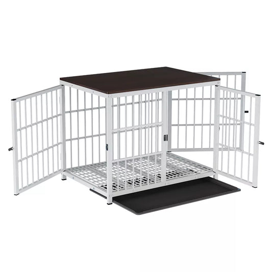Dog Crate with Built-in Storage Australia