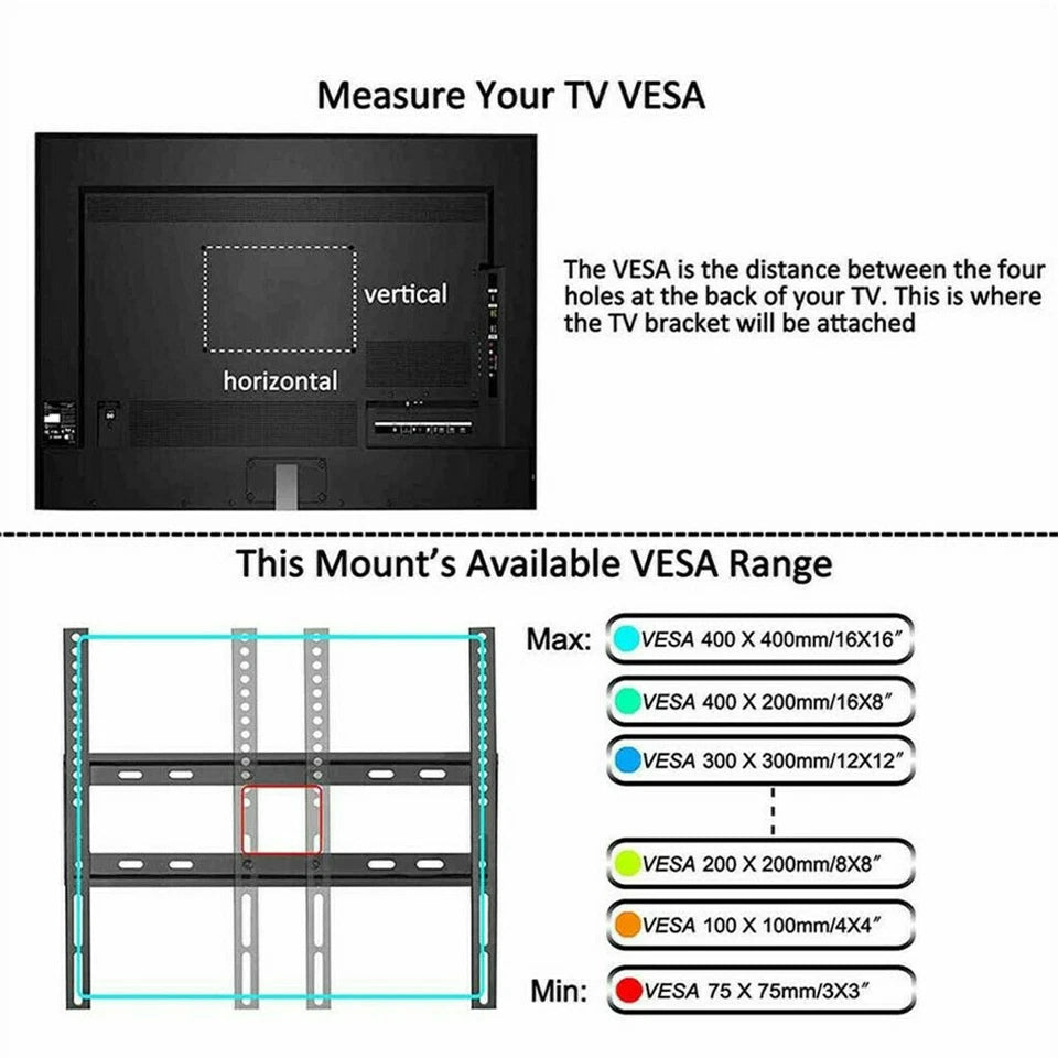 Full Motion TV Wall Mount with Swivel Tilt Extension for 23–55" Flat Screens Corner Fit Capability