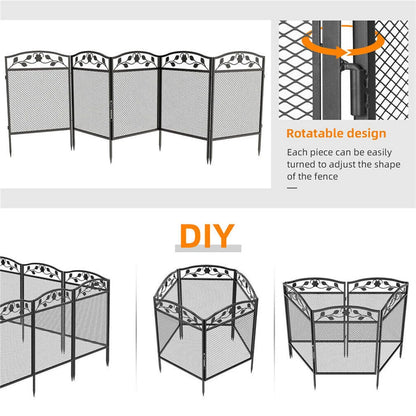 Heavy Duty Foldable Metal Indoor Outdoor Exercise Pet Fence Dog Playpen Kennel