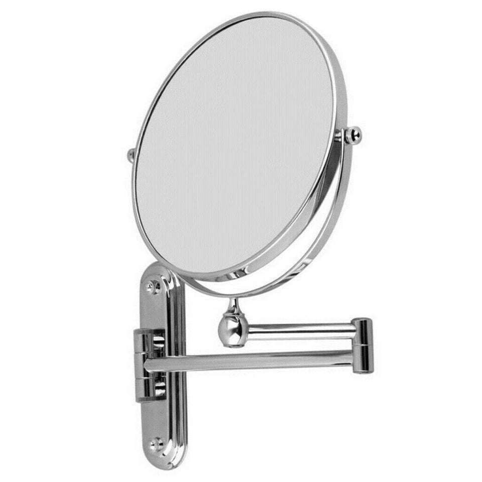 Chrome Wall Mount Double Sided Magnifying Mirror
