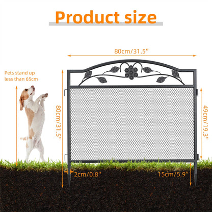 Heavy Duty Foldable Metal Indoor Outdoor Exercise Pet Fence Dog Playpen Kennel