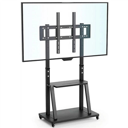 100-heavy-duty-floor-tv-stand-tv-cart-trolley-height-adjustable-mount-bracket